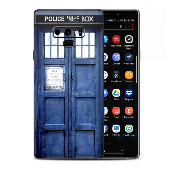 Phone Booth, Tardis Call Box Samsung Galaxy Note 9 Skin Supply