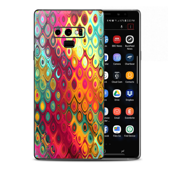 Colorful Pattern Stained Glass Samsung Galaxy Note 9 Skin Online Hot Sale
