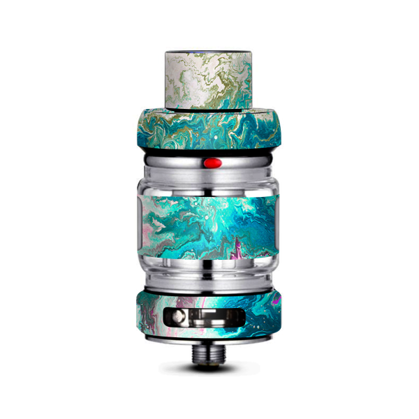 Marble Pattern Blue Ocean Green Freemax Mesh Pro Tank Skin Online now