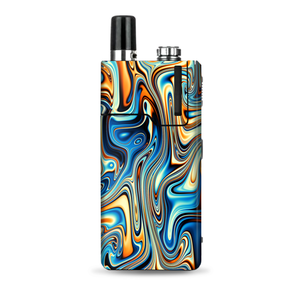 Blue Orange Psychadelic Oil Slick Lost Orion Q Skin Online Hot Sale