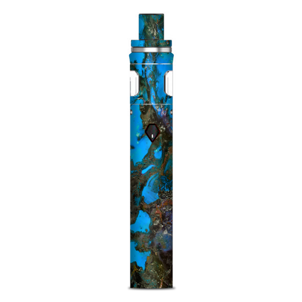 Stab Wood Oil Paint Blue Green Orange Smok Nord AIO 19 Skin Online