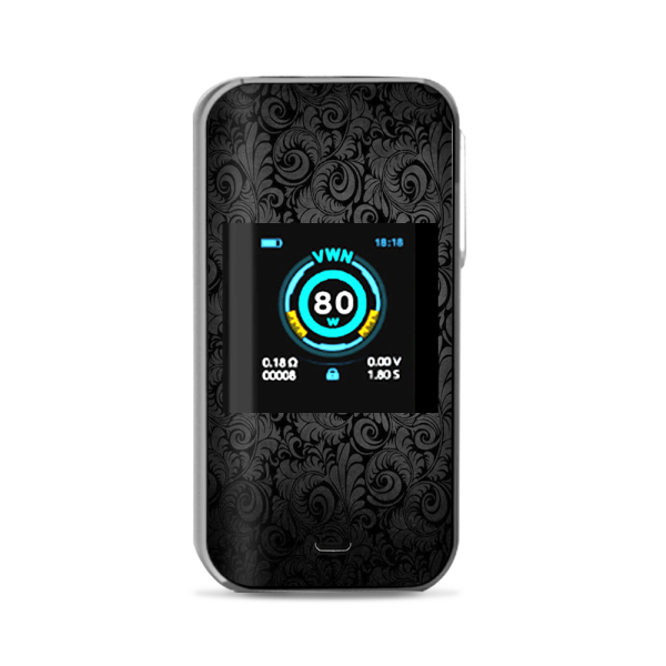 Black Floral Vaporesso Luxe Nano Kit Skin For Sale