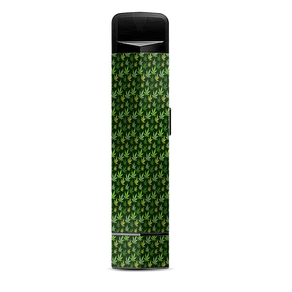 Pot Leaves Small Green Stoner Suorin Edge Pod System Skin For Sale