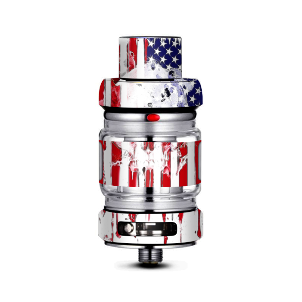 U.S.A. Flag Skull Drip Freemax Mesh Pro Tank Skin For Sale