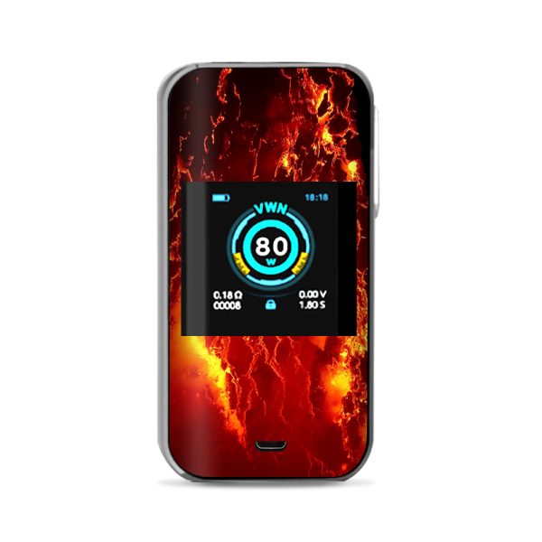Fire Lava Liquid Flowing Vaporesso Luxe Nano Kit Skin For Cheap