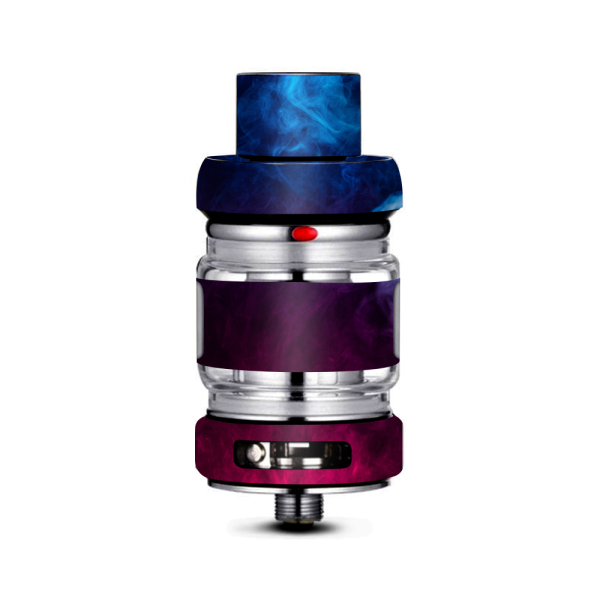 Blue Pink Smoke Cloud Freemax Mesh Pro Tank Skin Supply
