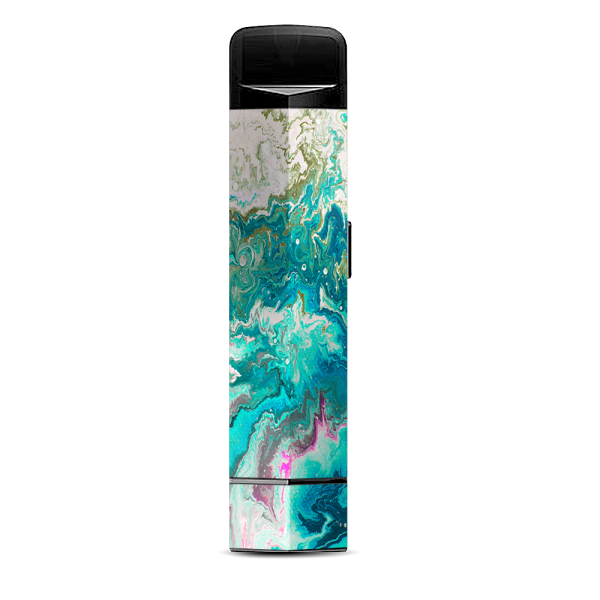 Marble Pattern Blue Ocean Green Suorin Edge Pod System Skin Fashion