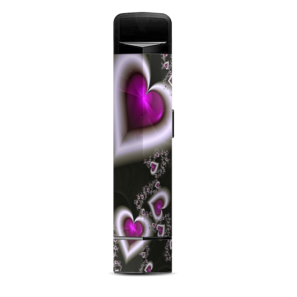 Glowing Hearts Pink White Suorin Edge Pod System Skin Cheap