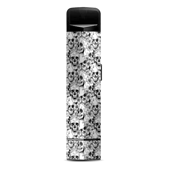Black N White Skulls Suorin Edge Pod System Skin Fashion