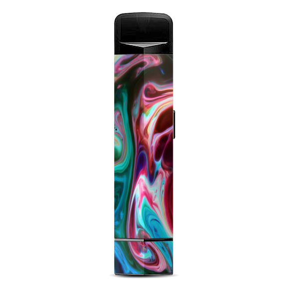 Paint Mix Swirls Red Green Suorin Edge Pod System Skin Sale