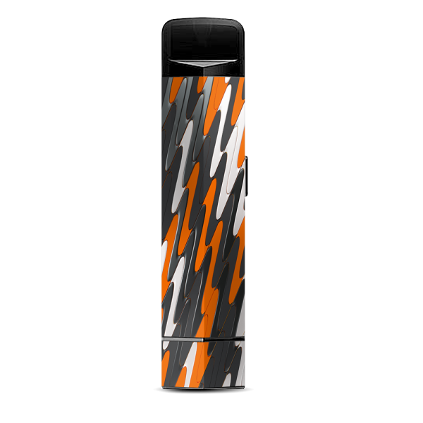 Puzzle Orange Grey Trippy Suorin Edge Pod System Skin Online Hot Sale