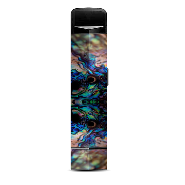 Abalone Blue Black Shell Design Suorin Edge Pod System Skin For Cheap