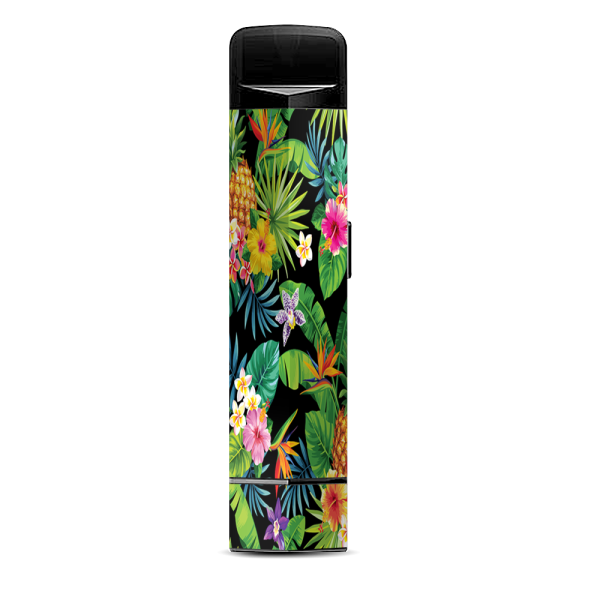 Tropical Flowers Pineapple Hibiscus Hawaii Suorin Edge Pod System Skin Supply