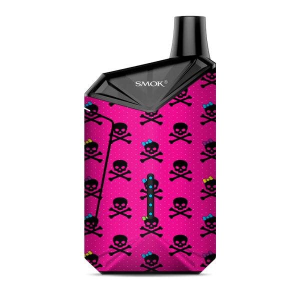 Girl Bow Skulls Feminine Pink Smok  X-Force AIO Kit  Skin Sale