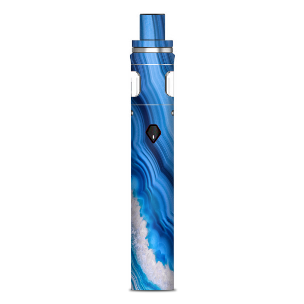 Geode Close Up Blue Crystals Smok Nord AIO 19 Skin Fashion