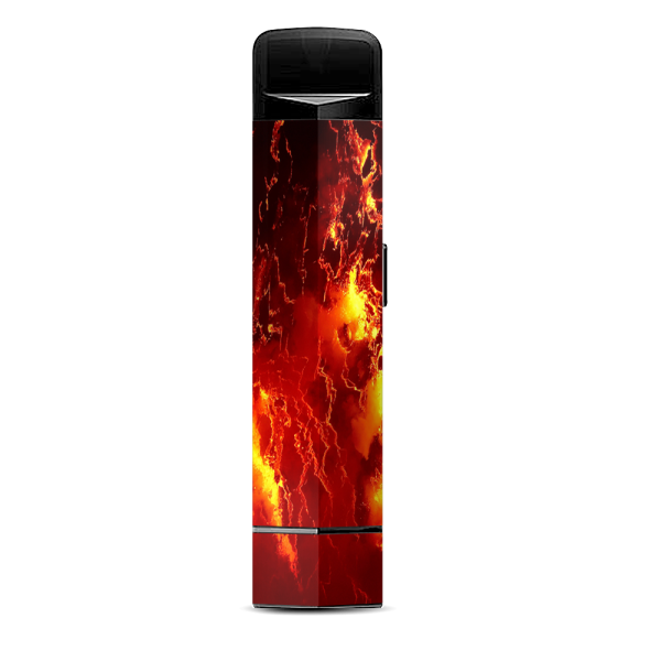 Fire Lava Liquid Flowing Suorin Edge Pod System Skin Online Sale