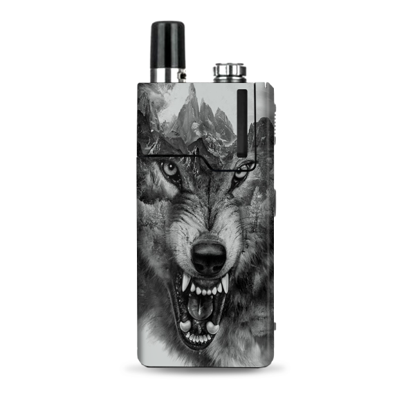 Angry Wolf Growling Mountains Lost Orion Q Skin Online now