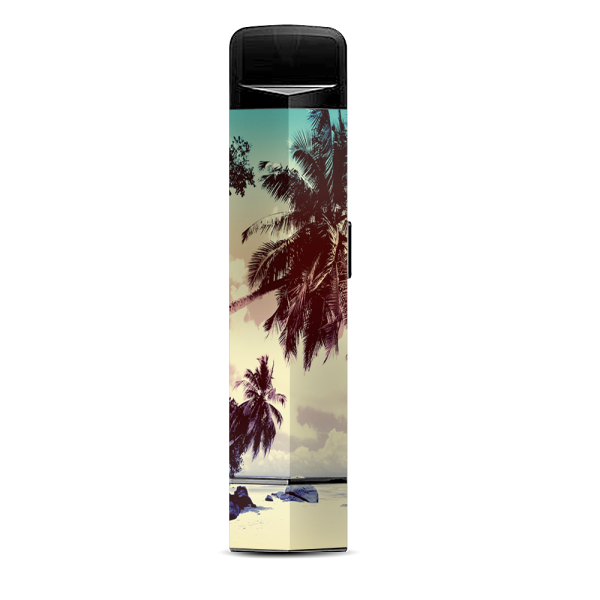 Palm Trees Vintage Beach Island Suorin Edge Pod System Skin Hot on Sale
