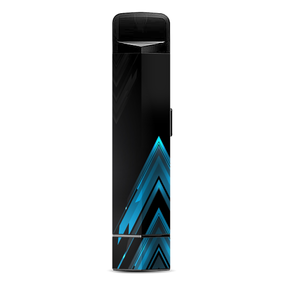 Black Blue Sharp Design Edge Suorin Edge Pod System Skin For Discount