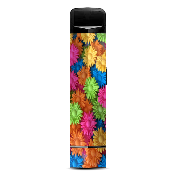 Colorful Wax Daisies Flowers Suorin Edge Pod System Skin Online Sale