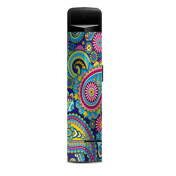 Colorful Paisley Mix Suorin Edge Pod System Skin For Discount