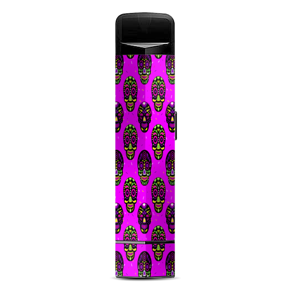 Pink Sugar Skulls Dia De Los Muertos Suorin Edge Pod System Skin Fashion