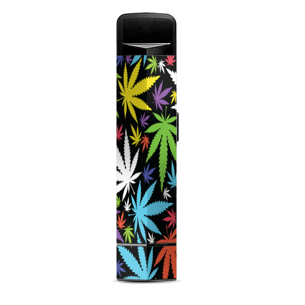 Colorful Weed Leaves Leaf Suorin Edge Pod System Skin Fashion