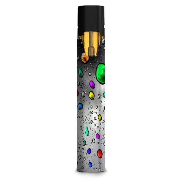 Colored Rain Drops 3D Effect Stiiizy starter stick Skin For Sale