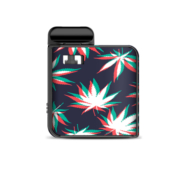 3D Holographic Week Pot Leaf Smok Mico Kit Skin Supply