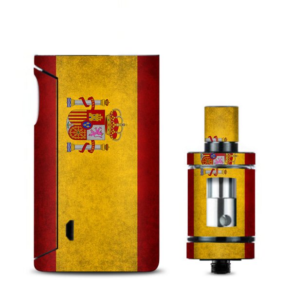 Flag Spain Grunge Distressed Country Vaporesso Drizzle Fit Skin Fashion