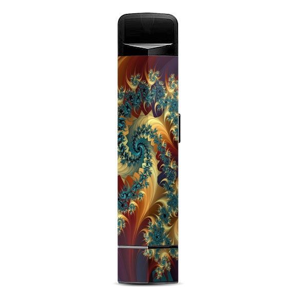 Trippy Floral Swirl Suorin Edge Pod System Skin Fashion