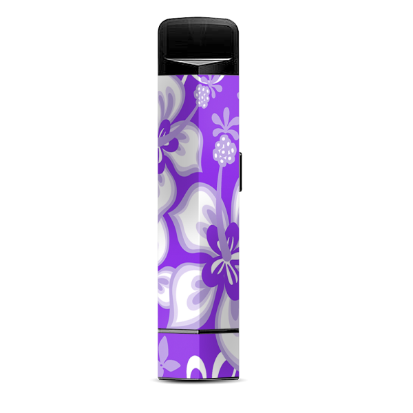 Hibiscus Hawaiian Flowers  Purple Suorin Edge Pod System Skin For Cheap