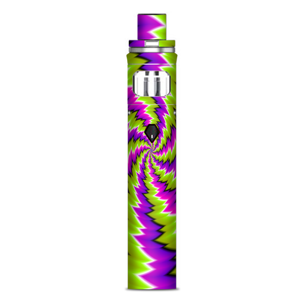 Psychedelic Moving Purple Green Swirls Smok Nord AIO Stick Skin Hot on Sale