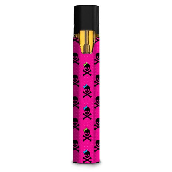 Girl Bow Skulls Feminine Pink Stiiizy starter stick Skin Sale