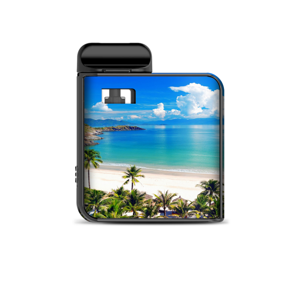 Tropical Paradise Palm Trees Smok Mico Kit Skin Cheap