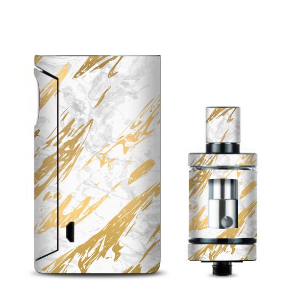 Gold Marlbe White Granite Stone Slate Vaporesso Drizzle Fit Skin Discount