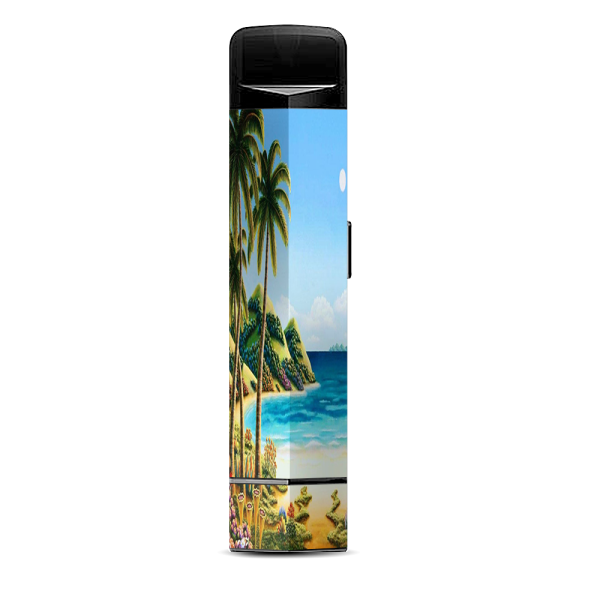 Beach Water Palm Trees Suorin Edge Pod System Skin Fashion