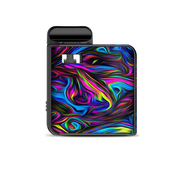 Neon Color Swirl Glass Smok Mico Kit Skin Online