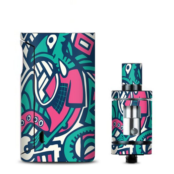 Green Gecko Abstract Pop Art Vaporesso Drizzle Fit Skin Online Hot Sale