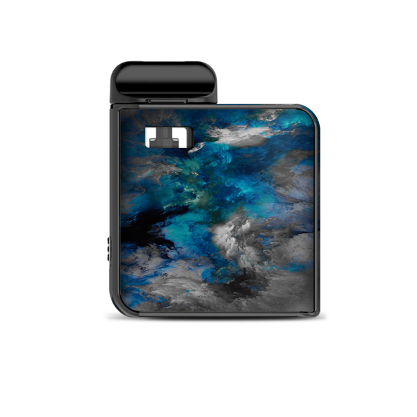 Blue Grey Painted Clouds Watercolor Smok Mico Kit Skin For Sale