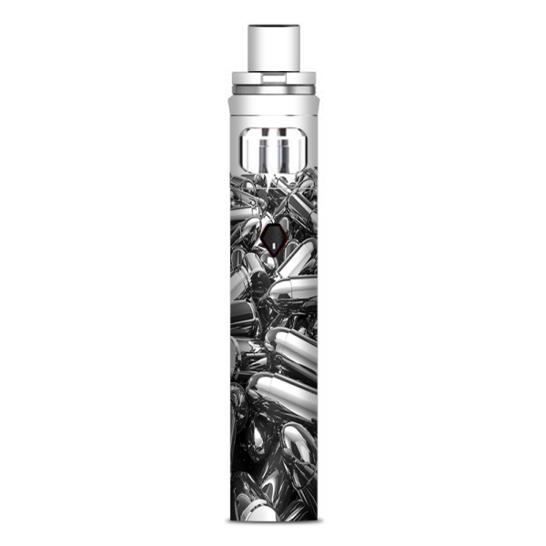 Silver Bullets Polished Black White Smok Nord AIO Stick Skin For Sale