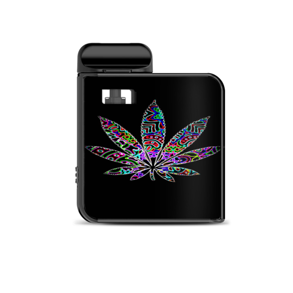 Pot Leaf Marijuana Colorful Retro Smok Mico Kit Skin Hot on Sale