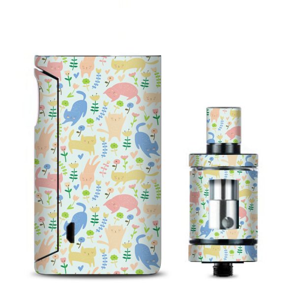 Cats Kittens Playful Flowers Vaporesso Drizzle Fit Skin Online Hot Sale