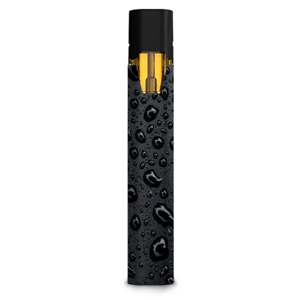 Rain Drops On Black Metal Stiiizy starter stick Skin Fashion