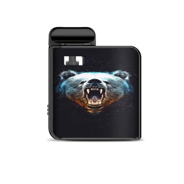 Growling Bear Head Smok Mico Kit Skin For Cheap