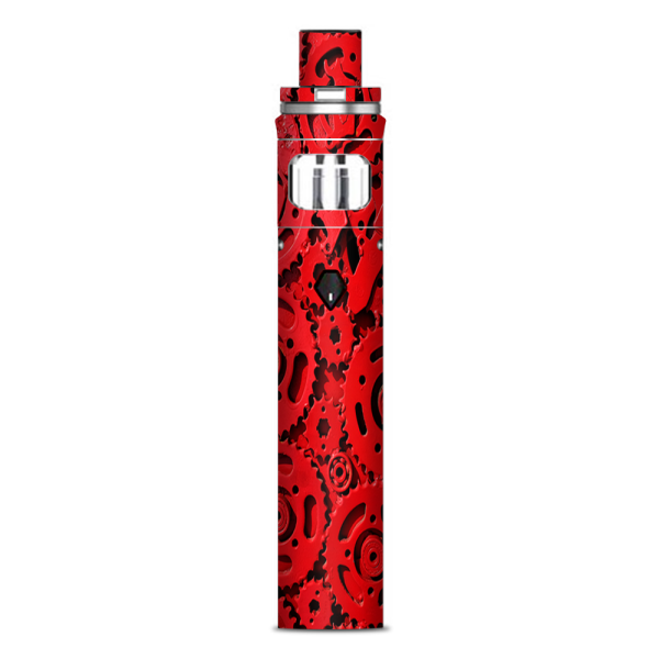 Red Gears Cog Cogs Steam Punk Smok Nord AIO Stick Skin Cheap