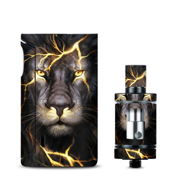 Lion Gold Lightening Fierce Vaporesso Drizzle Fit Skin For Discount