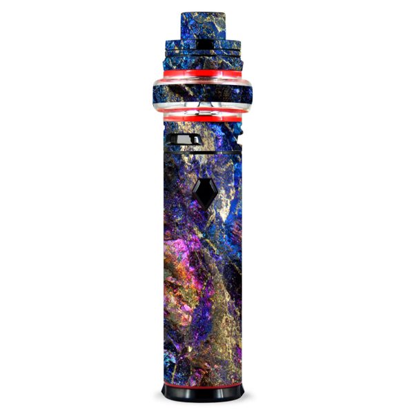 Chalcopyrite Colorful Purple Glass Rock Crystal Smok stick V9 Max Skin Sale