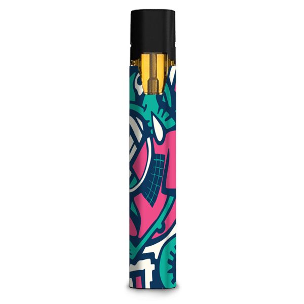 Green Gecko Abstract Pop Art Stiiizy starter stick Skin For Sale