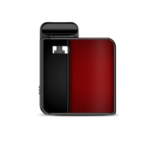 Black And Red Leather Pattern Smok Mico Kit Skin Online Hot Sale
